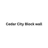 Cedar City Block Wall